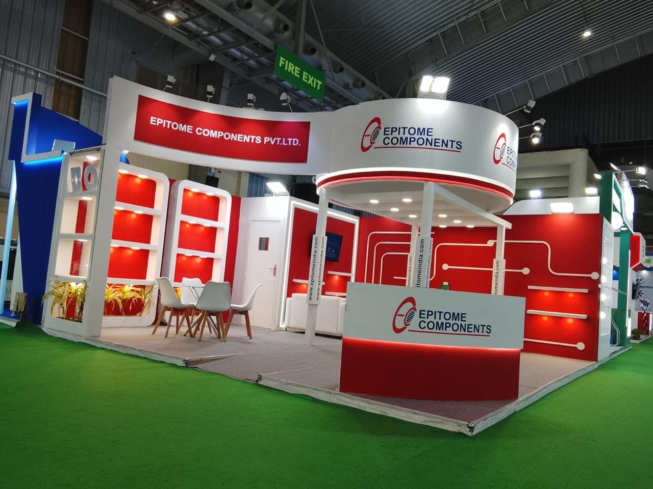 Epitome Components exhibition stand by Akron Global Events