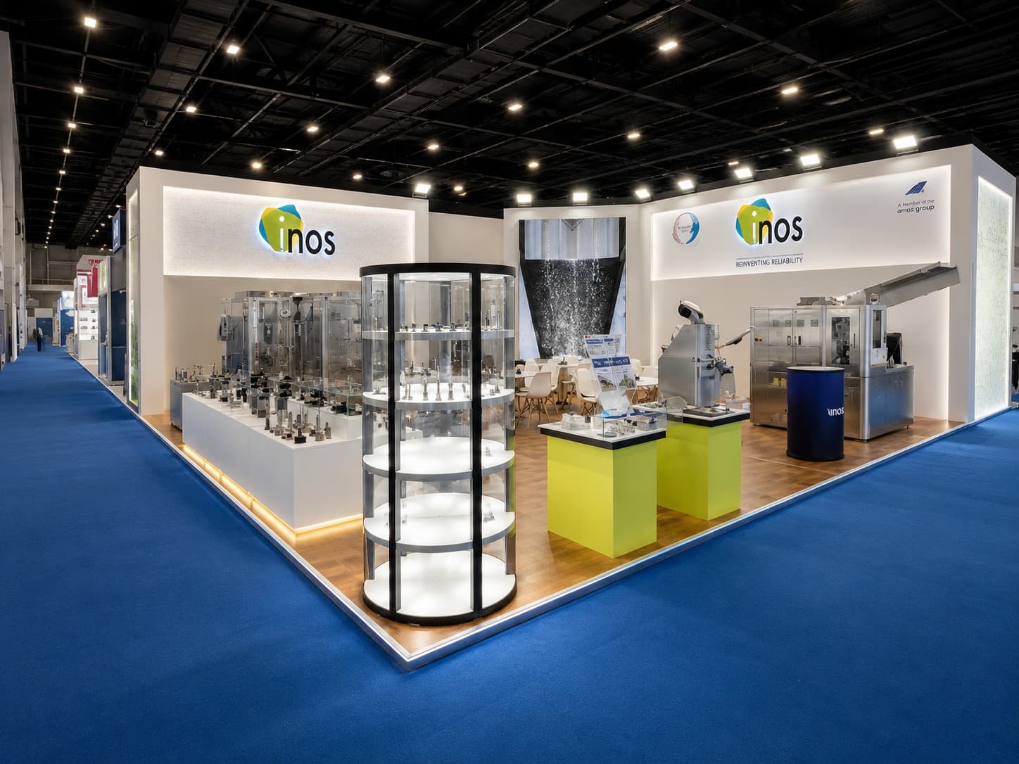 INOS · Amsol Group exhibition stand by Akron Global Events